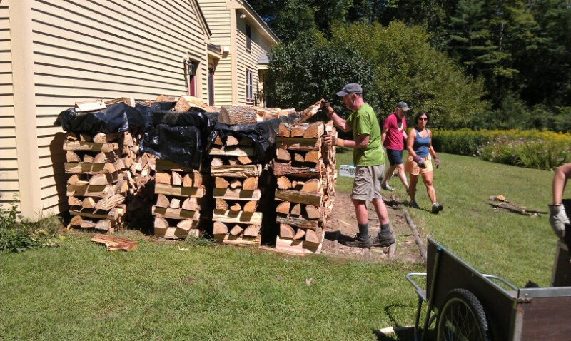 Stacking Wood