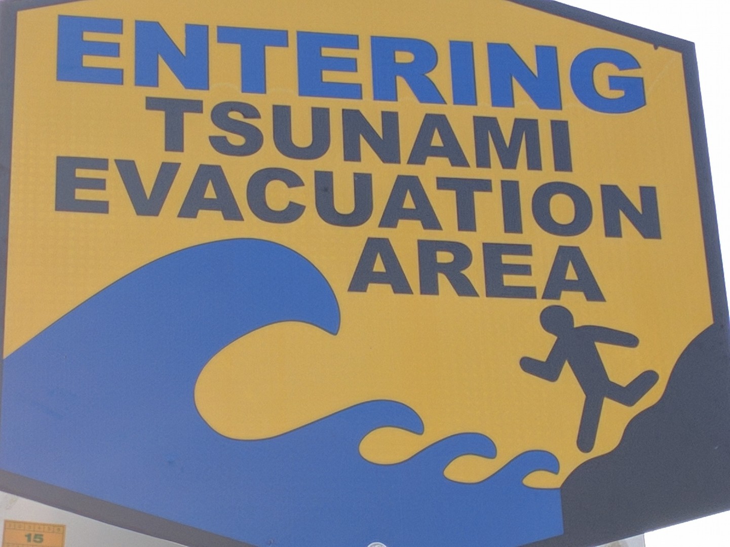 Tsunami sign